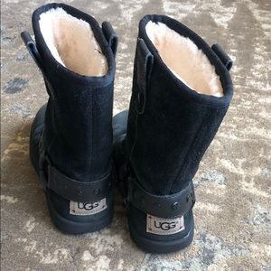 UGG girls suede “moto” style boot. Size 1.